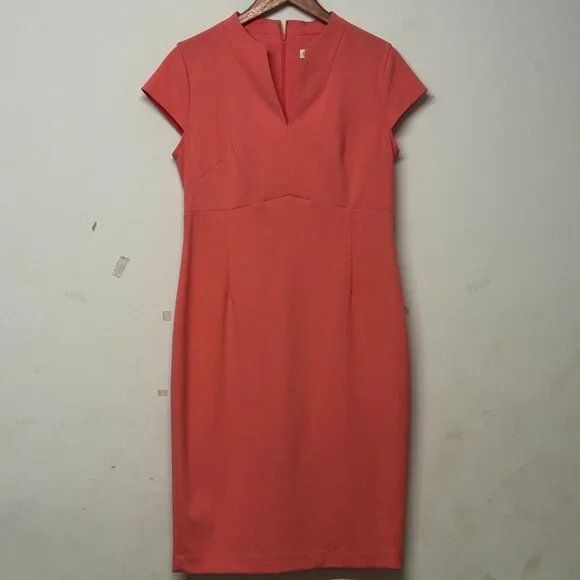 Calvin Klein Dresses New Calvin Klein Scuba Crepe Split Vneck